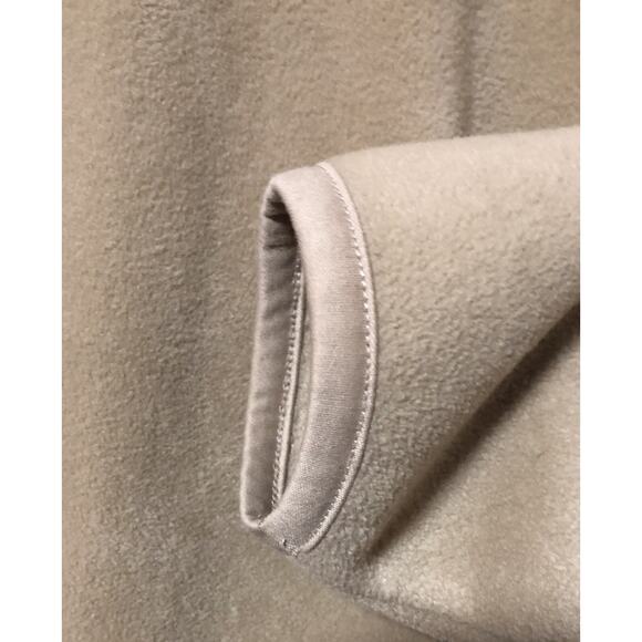 Mens Ivy Crew Fleece Coat Jacket Khaki Navy Zip Pockets Size M - Picture 7 of 8